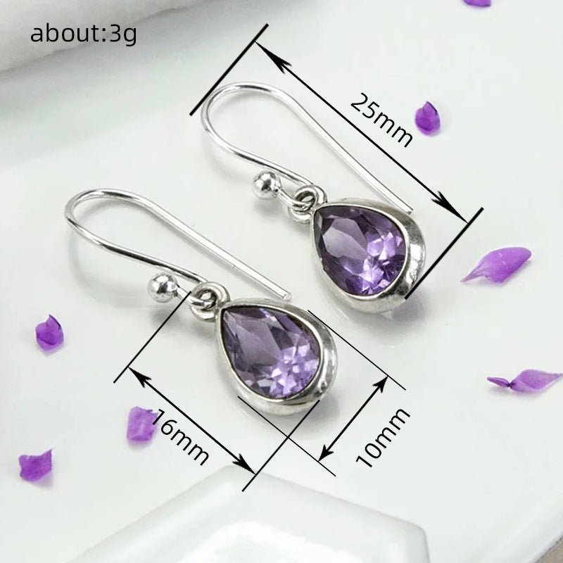 Socialite Elegant Lady Urban White Collar Earrings