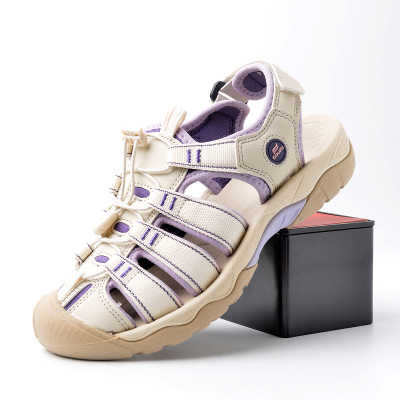 Outdoor Beach Women's Non-slip Soft Bottom Quick-drying Breathable Closed Toe Sandals