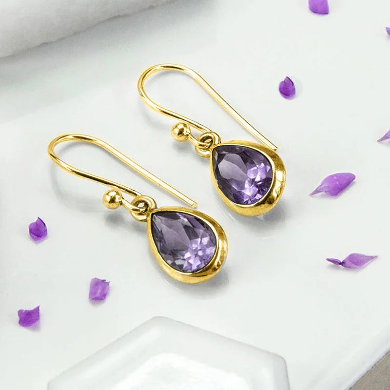 Socialite Elegant Lady Urban White Collar Earrings