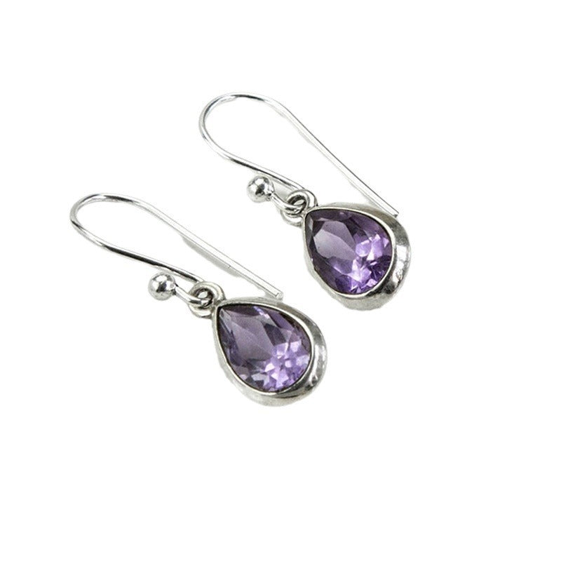 Socialite Elegant Lady Urban White Collar Earrings