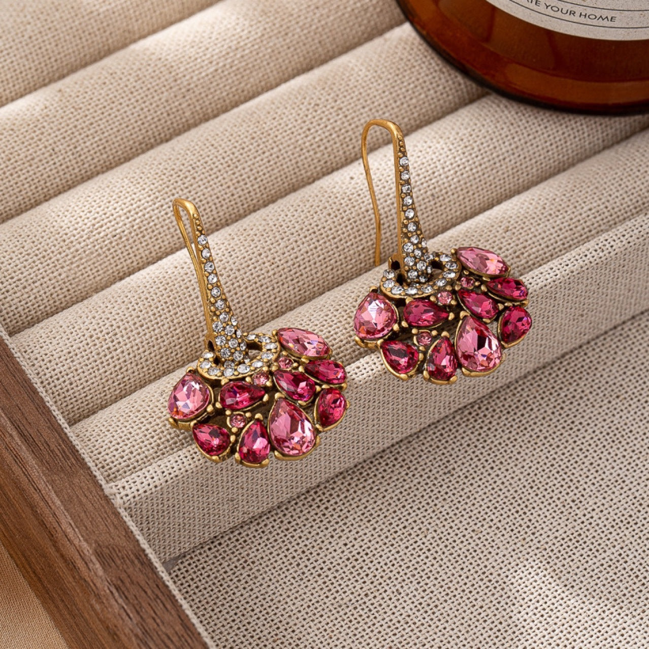 Fairy Flower Zircon-like Jeweled Earrings