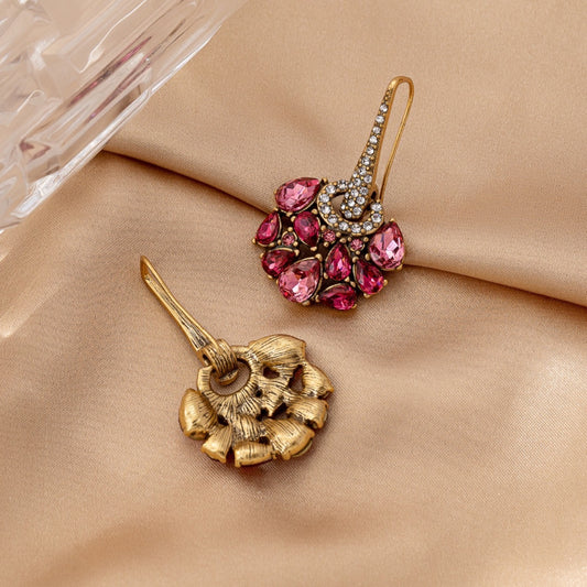 Fairy Flower Zircon-like Jeweled Earrings