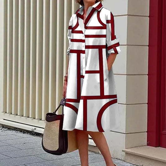 Fashion Summer 3D Digital Printing Female Dress